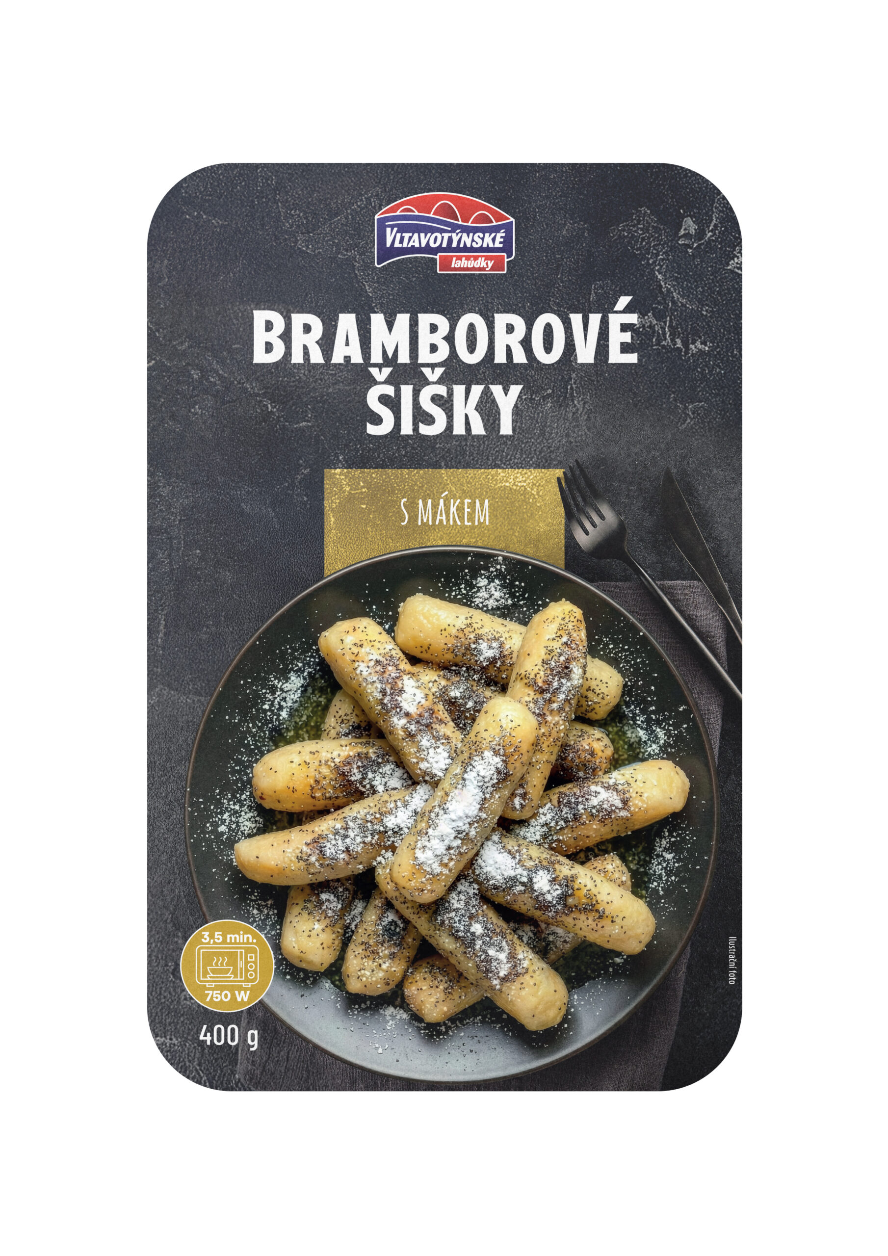Bramborové šišky s mákem